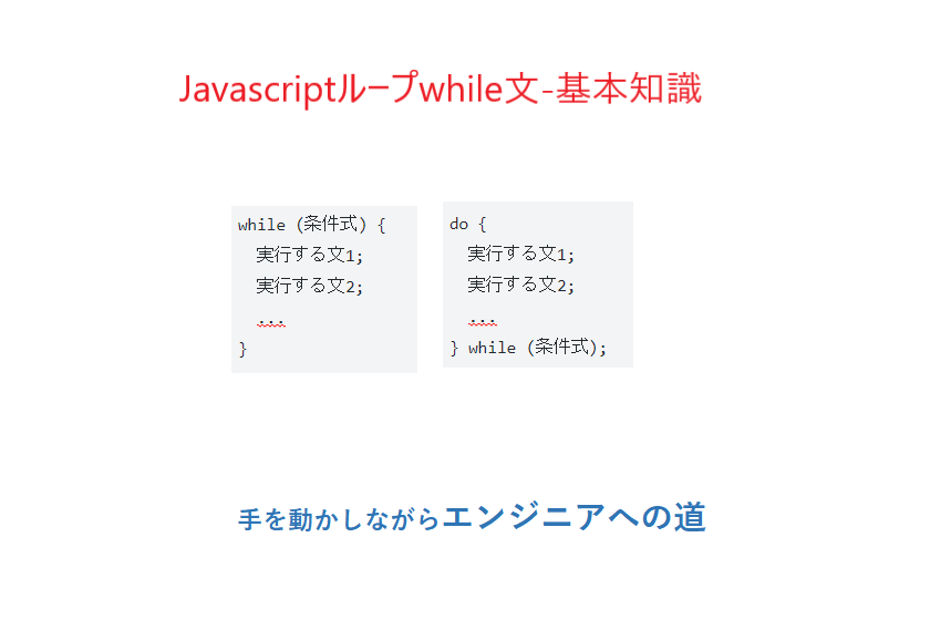 javascriptループwhile文